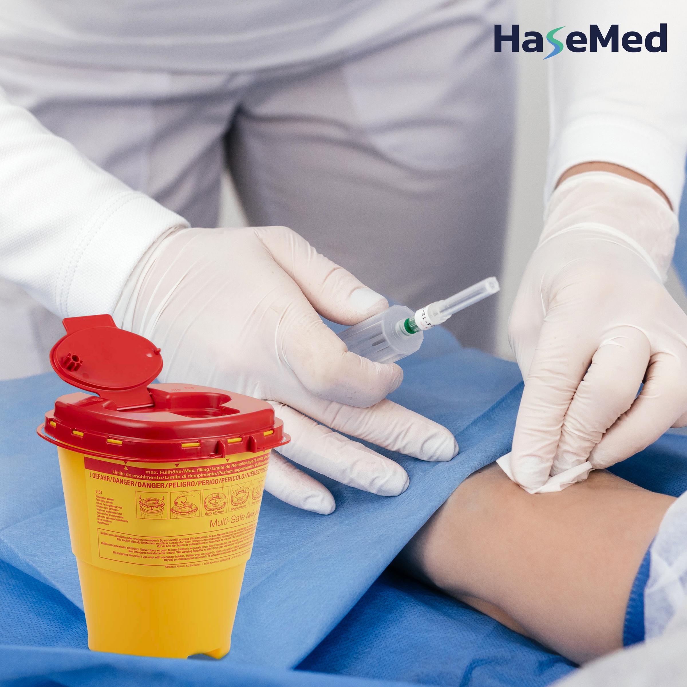 Hasemed Abwurfbehälter / Kanülensammler 2,5L
