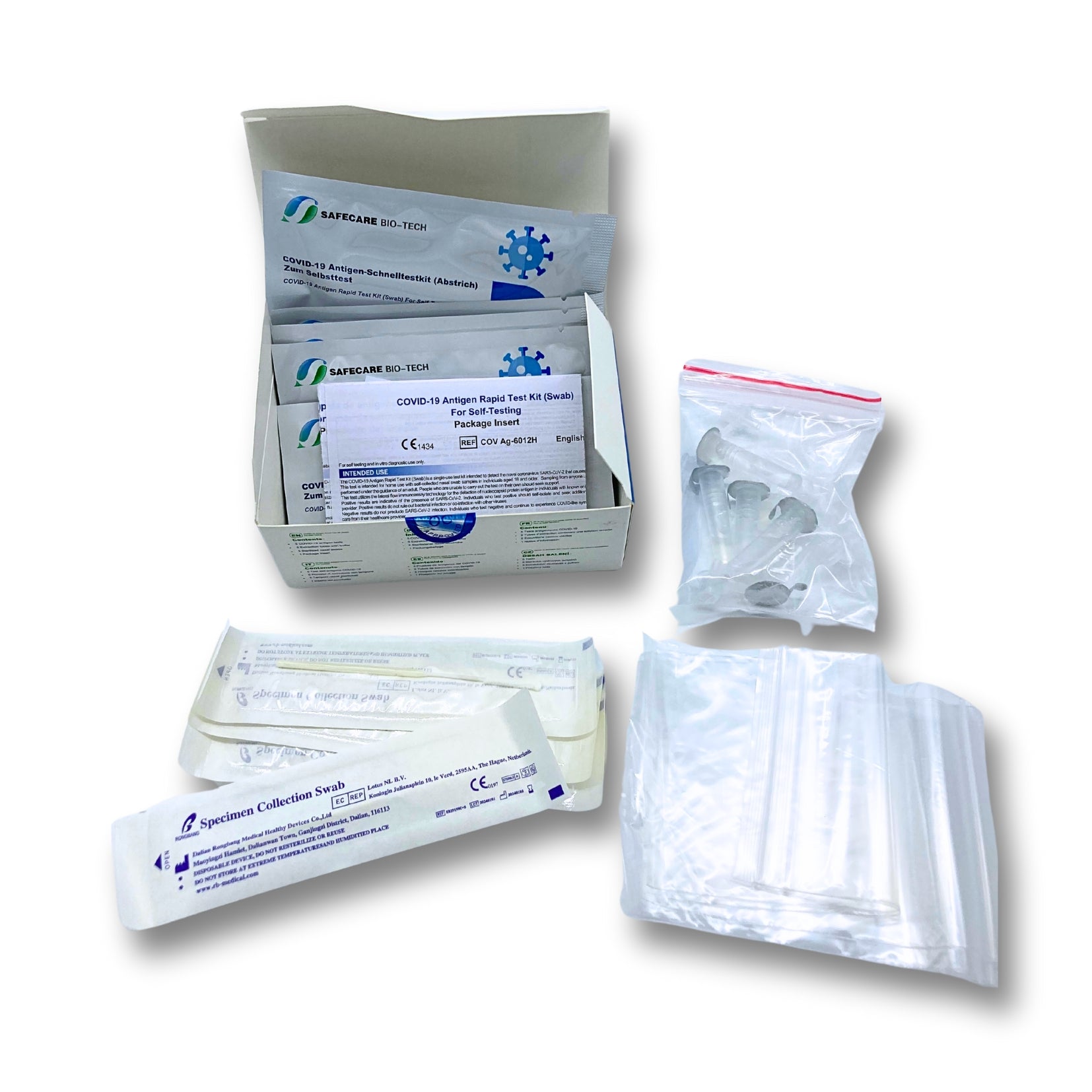 Safecare COVID-19 Corona Antigen Rapid Test Self-Test Nasal 1 Pack = 5 Pieces