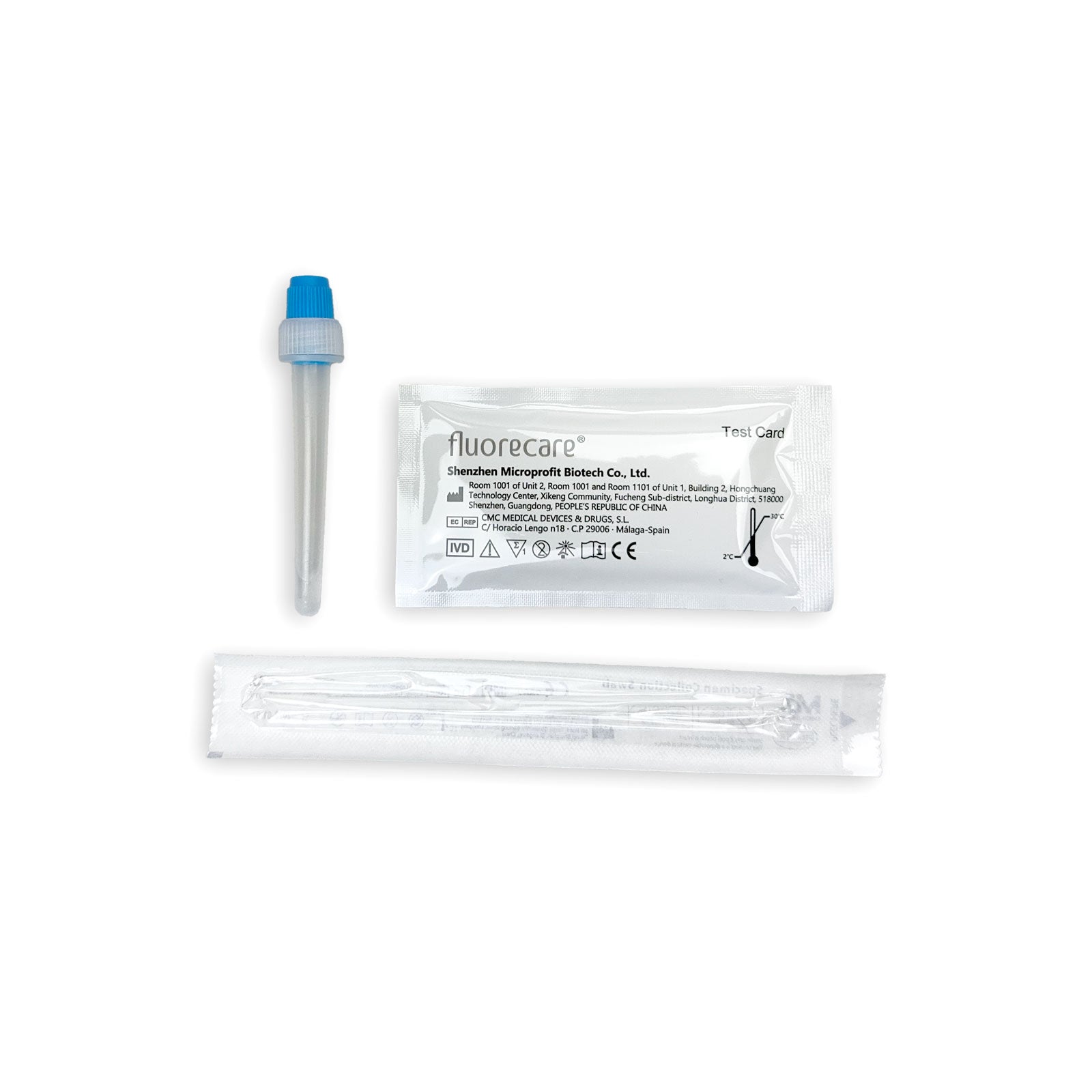 Fluorecare 4in1 Combo Test Corona, Influenza A/B & RSV, 25 Pieces