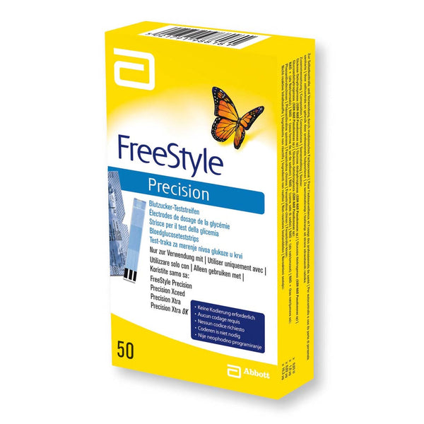 Abbott FreeStyle Precision Test Strips (50 Buah)