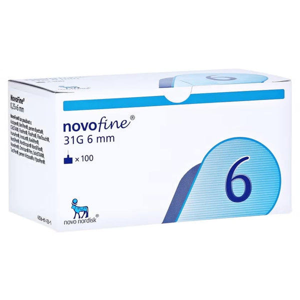 Jarum Pen NovoFine 31G, 6mm, 1 Pak = 100 Buah