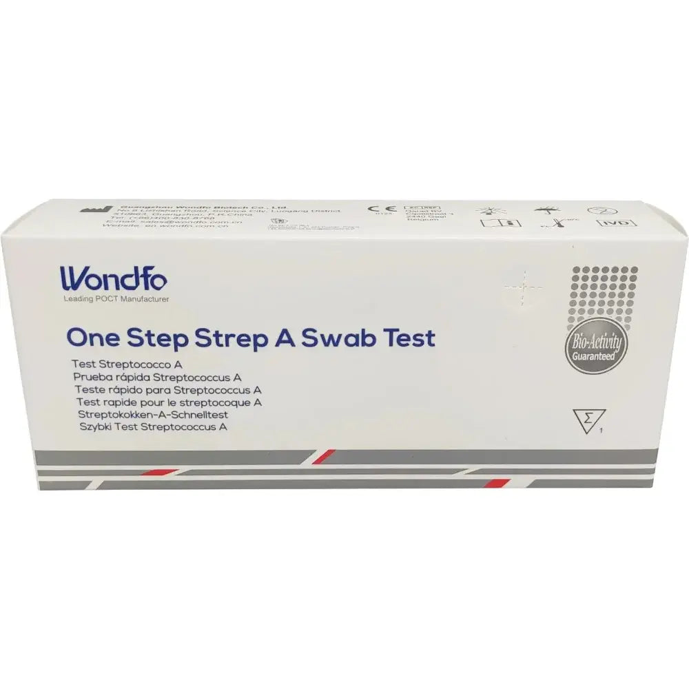 Wondfo Grupp A-streptokocker snabbtest – Självtest för scharlakansfeber