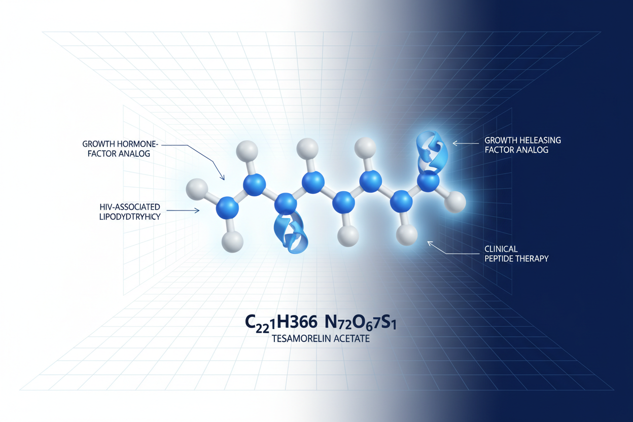 ipamorelin elimination half-life Tesamorelin Dosing Guide: GHRH Analogue Research Protocols