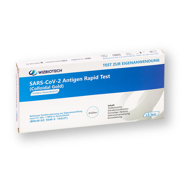WIZ Biotech Corona Antigen Rapid Test for Home Use Nasal CE1434