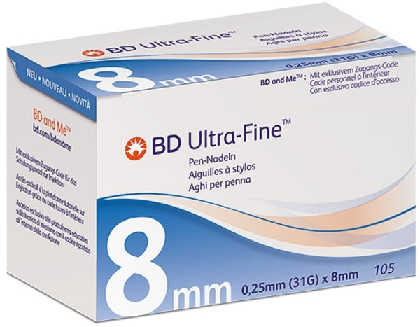 Jarum Pen BD Ultra-Fine, 0.25x8mm 31G (320524)