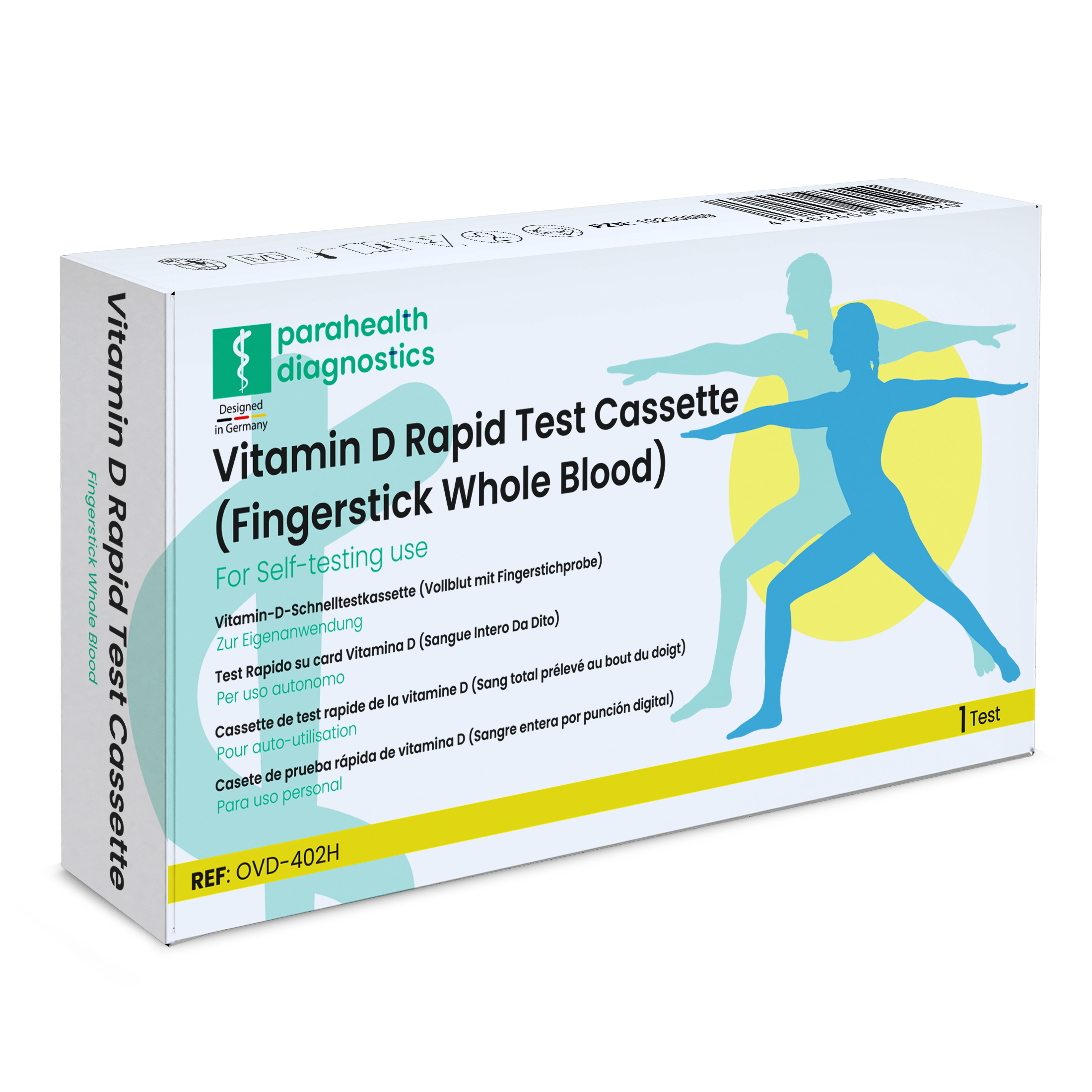 parahealth diagnostics Test rápido de vitamina D para la detección de deficiencias