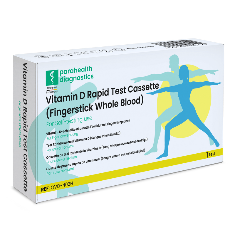 parahealth diagnostics Vitamin D Rapid Test – Check Deficiency in 10 Min. | At-Home Fingerstick Self-Test