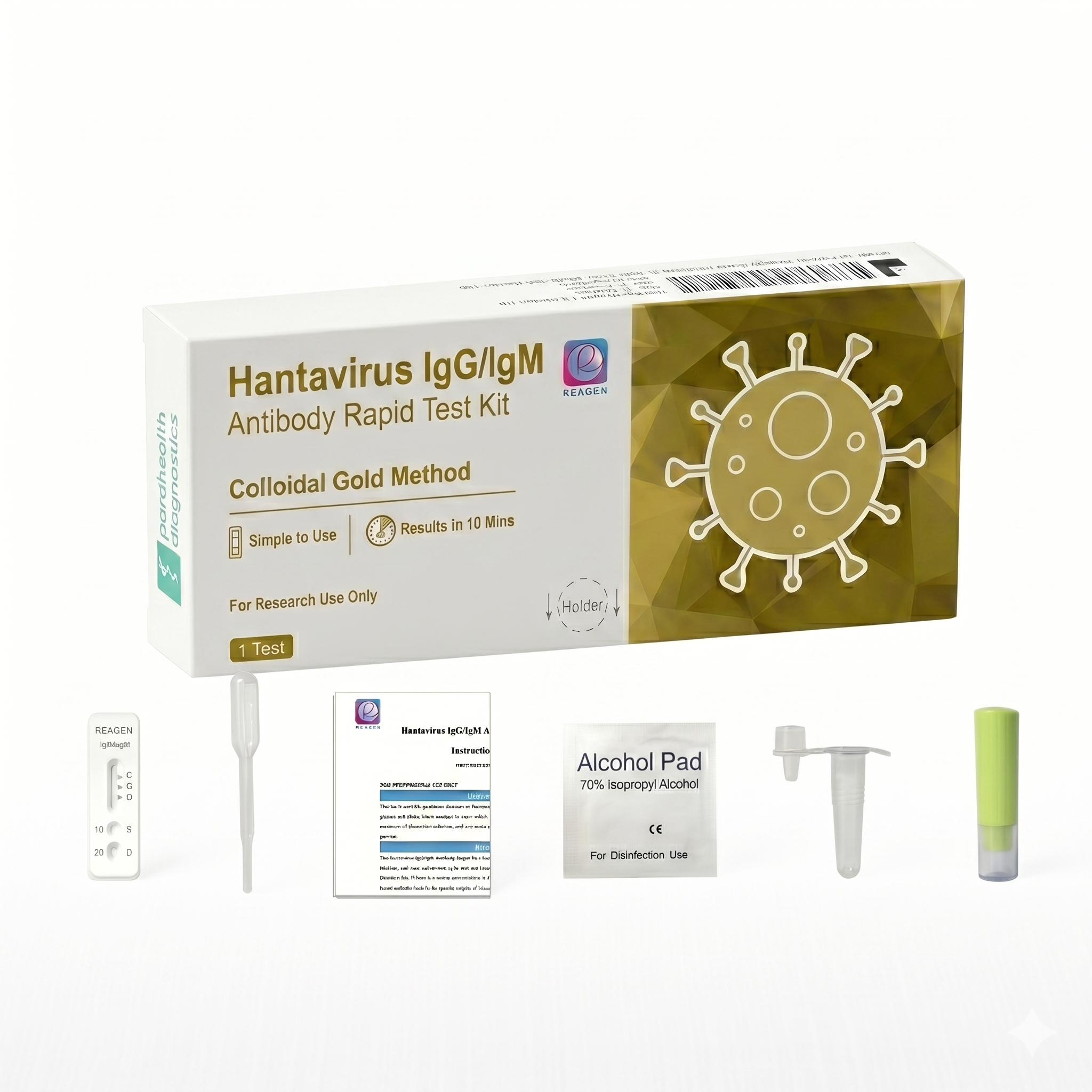 Hantavirus IgG/IgM Antibody Rapid Test Kit