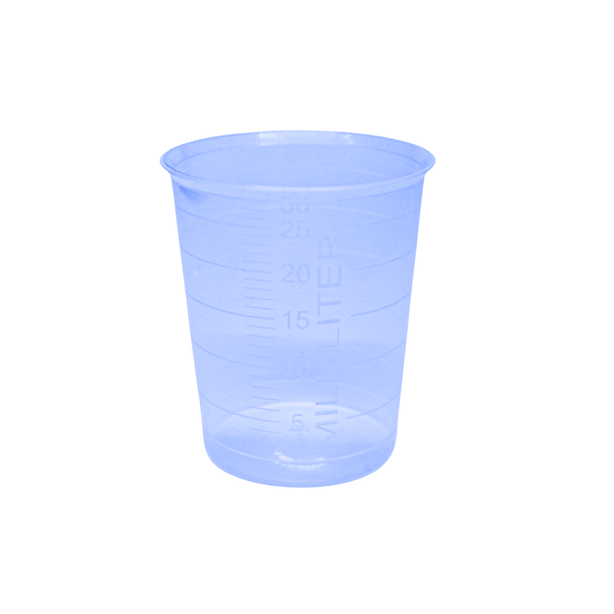 Gelas Obat HaseMed, 30 ml - Biru