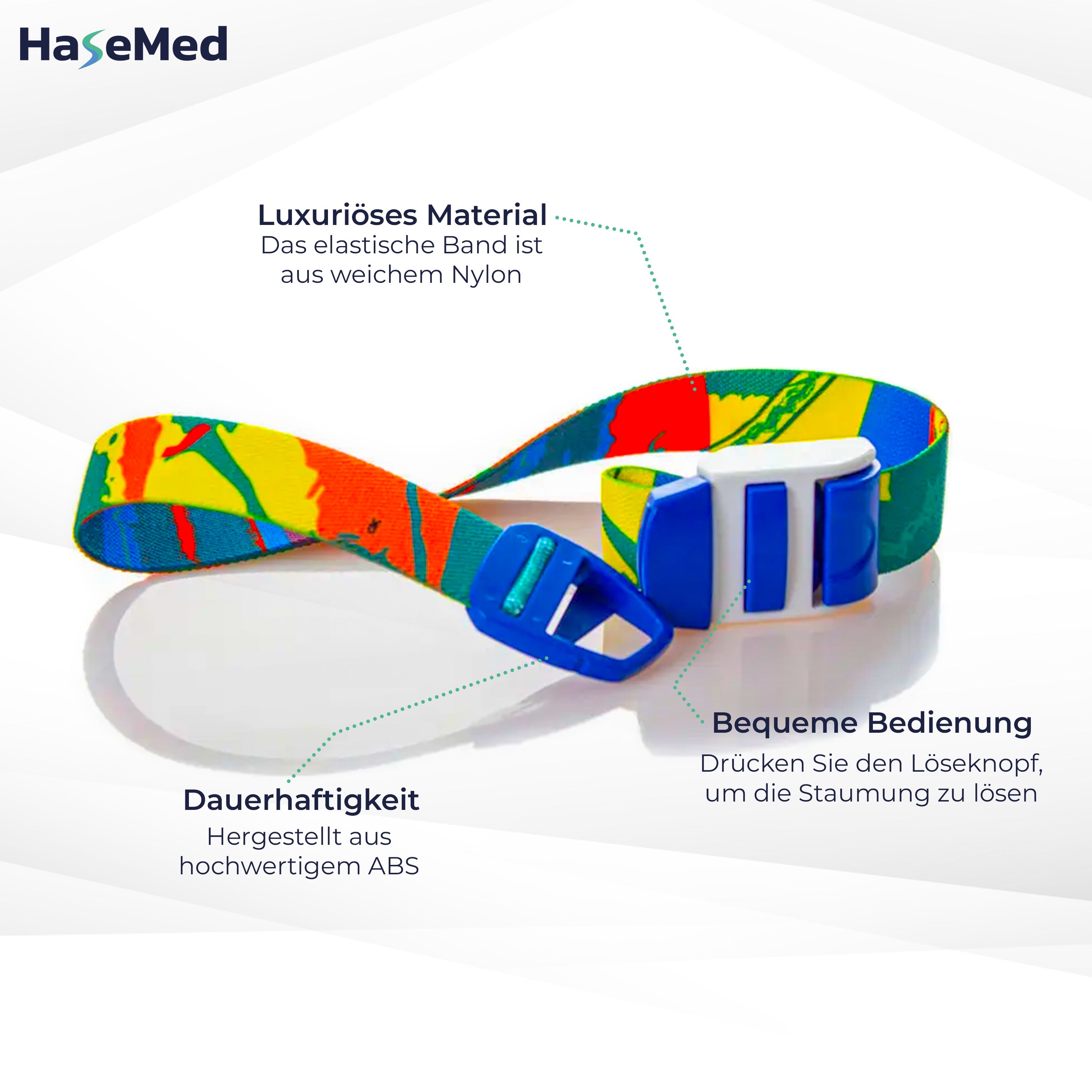 Laccio emostatico HaseMed, colorato